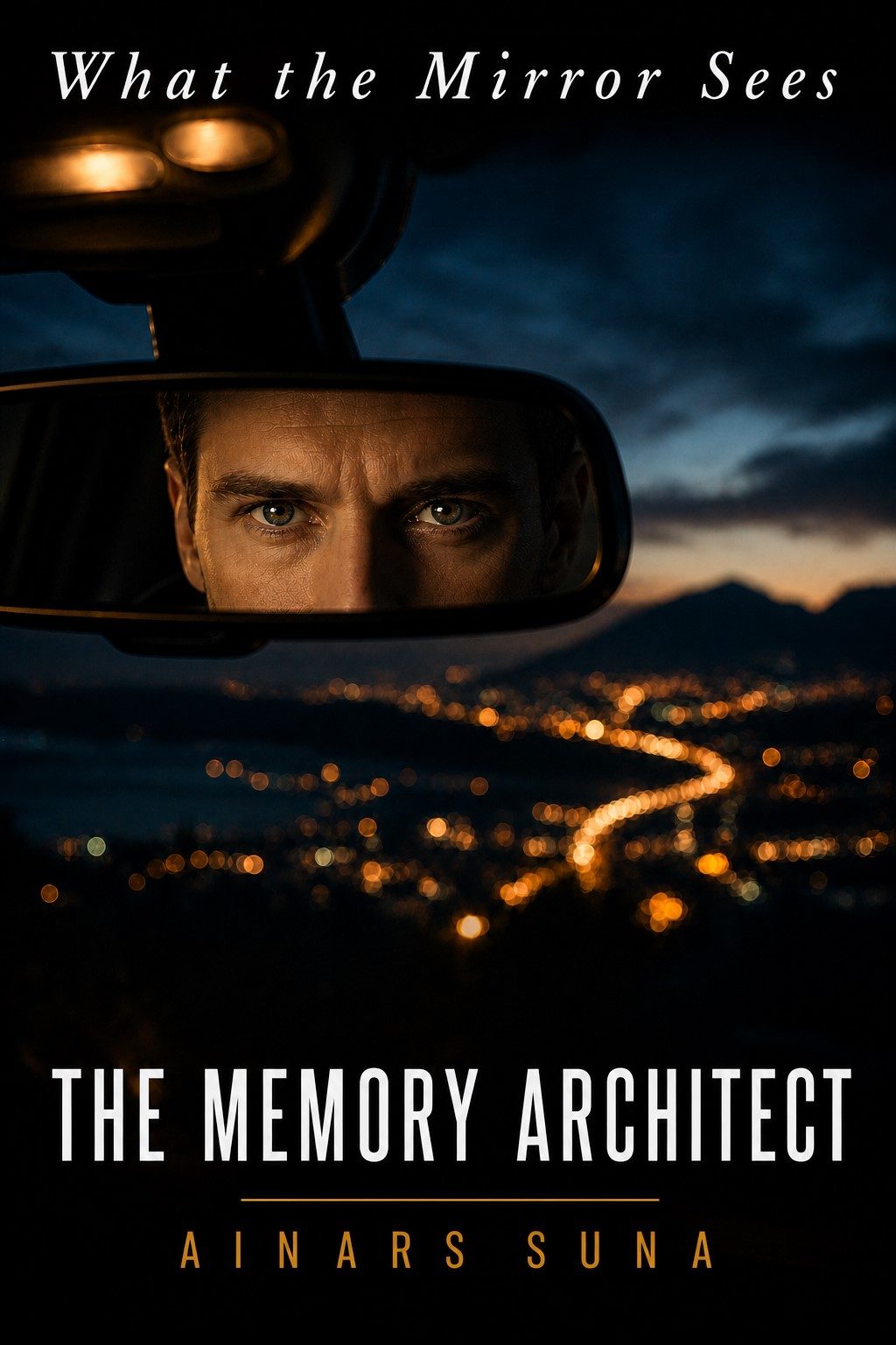 The Memory Architect: What the Mirror Sees — Book Cover by Ainars Suna